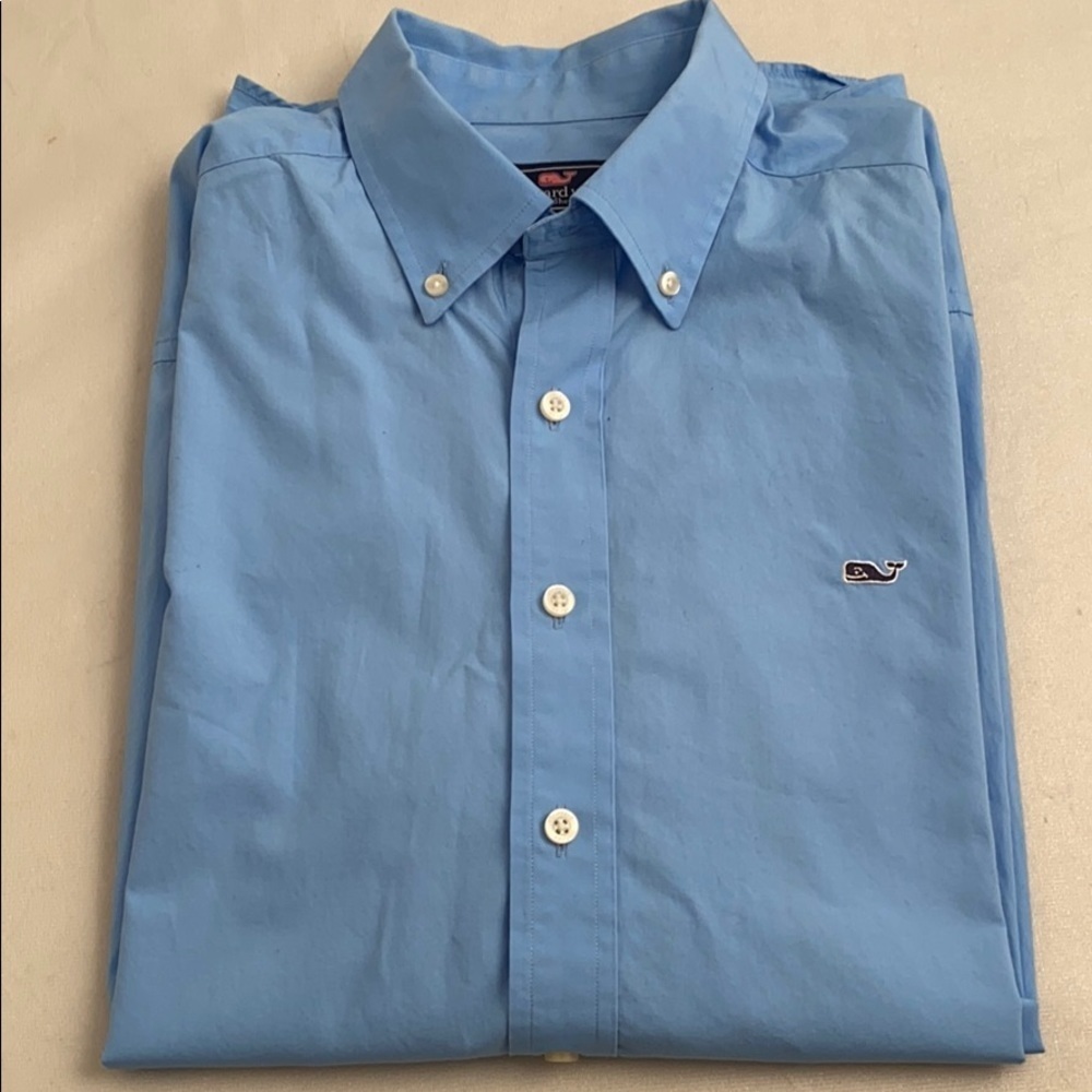 Vineyard Vines blue Slim Fit Whale Shirt L